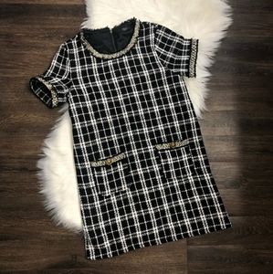 ❤ VICI vintage black and white tunic/dress